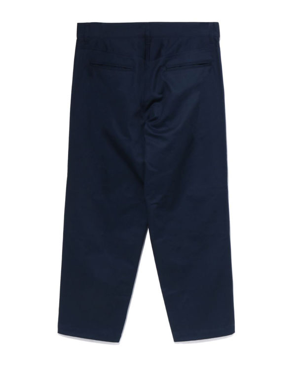 Pantalon Bape Loose Fit Chino Bleu Marine Bleu Homme | AOO-16154585