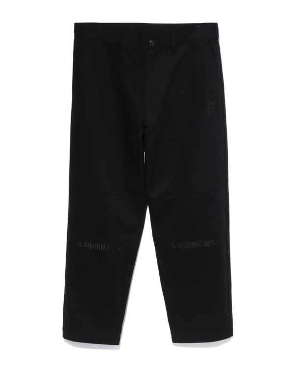 Pantalon Bape Loose Fit Chino Noir Homme | VMM-74451427