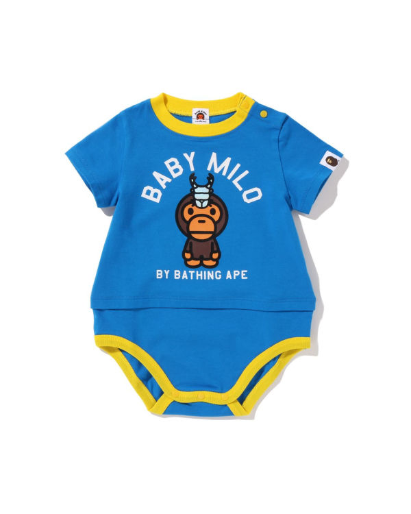 Body Bape Milo Stag Beetle Layered Bleu Enfant | KVM-50693356