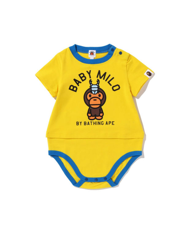 Body Bape Milo Stag Beetle Layered Jaune Enfant | TZC-60957318