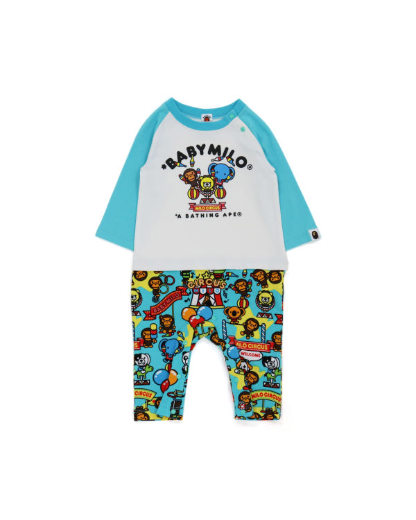 Body Bape Milo Circus L/S romper Bleu Enfant | LGL-47930281