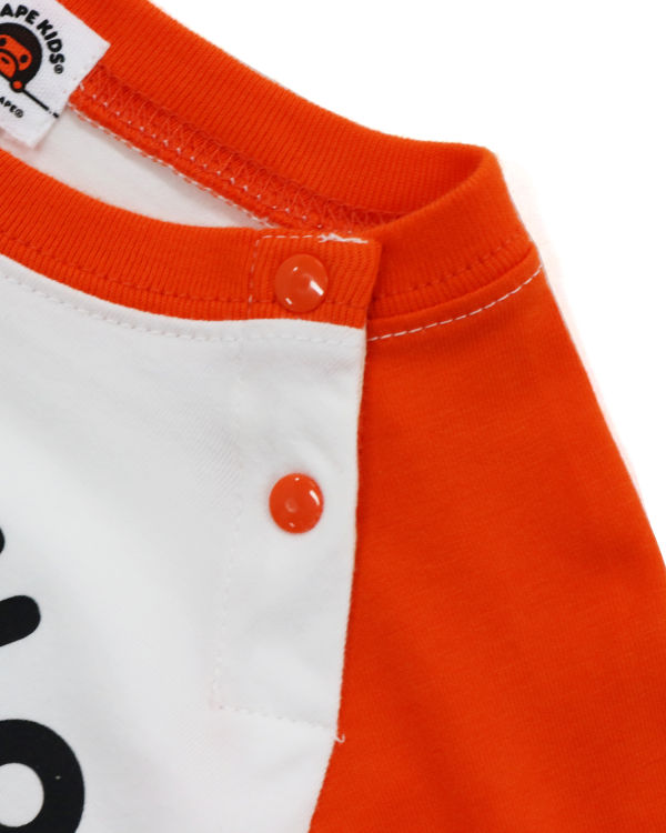 Body Bape Milo Circus L/S romper Orange Enfant | DEY-91023350