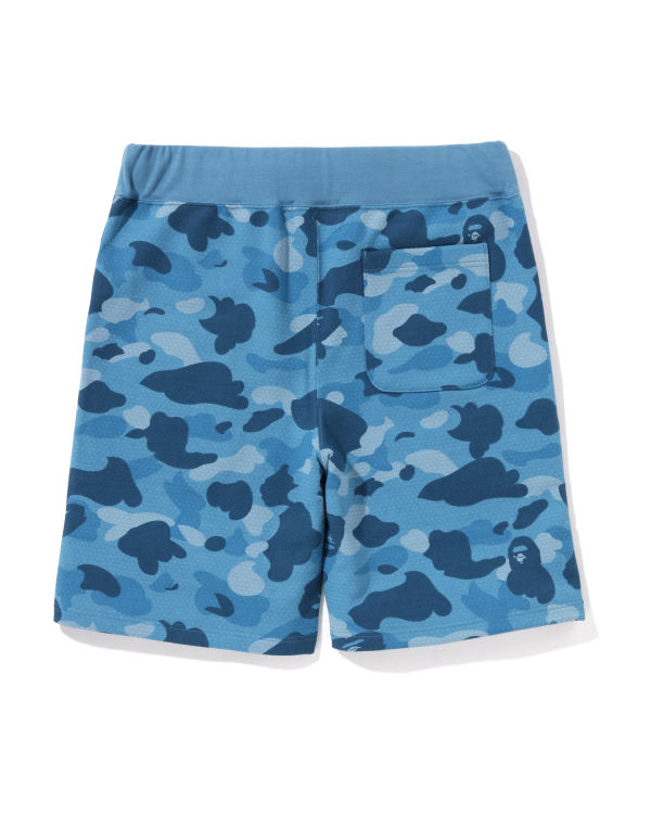 Shorts Bape Honeycomb Camo Shark Bleu Clair Homme | QVI-10063054