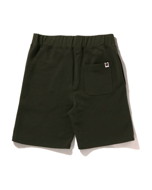 Shorts Bape Ape Head One Point Vert Foncé Homme | QCM-43892977