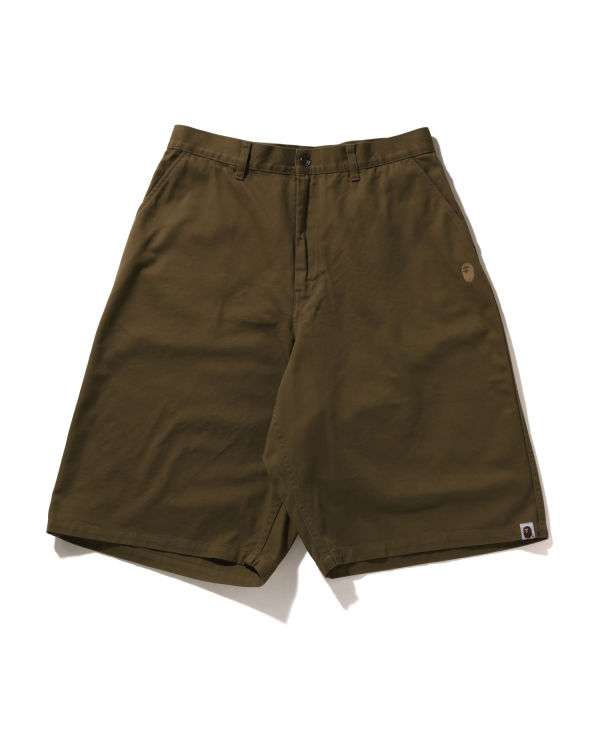 Shorts Bape One Point Loose Fit Chino Beige Homme | ZLP-39416992