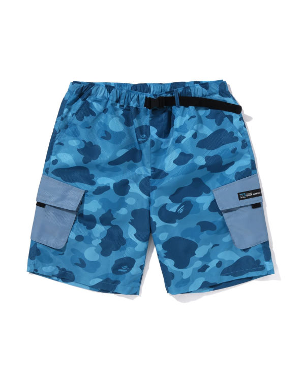 Shorts Bape Honeycomb Camo Cargo Bleu Clair Homme | ARV-13247322