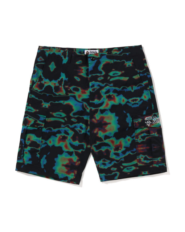 Shorts Bape Thermography Cargo Noir Homme | ZBY-20896493