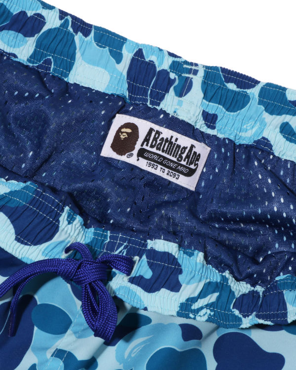 Shorts Bape ABC Camo Beach Bleu Homme | IRO-14325795