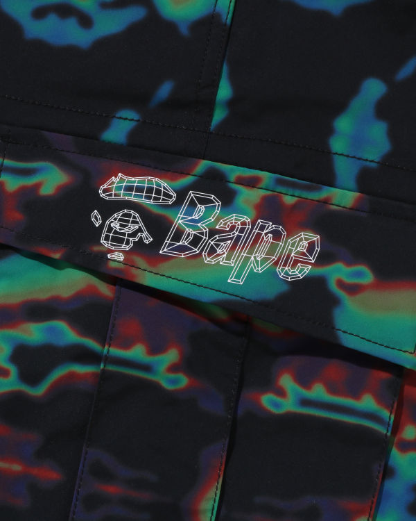 Shorts Bape Thermography Cargo Noir Homme | ZBY-20896493