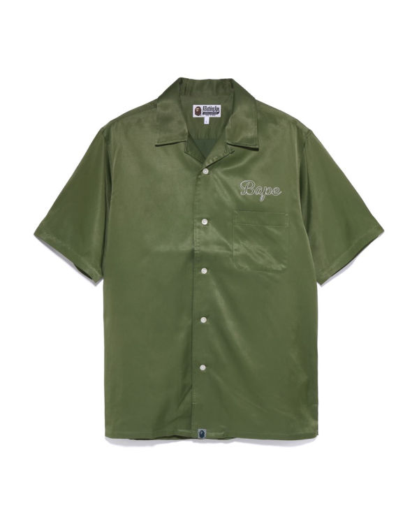 Chemises Bape Japan Culture Open Collar Vert Homme | WDG-04756038