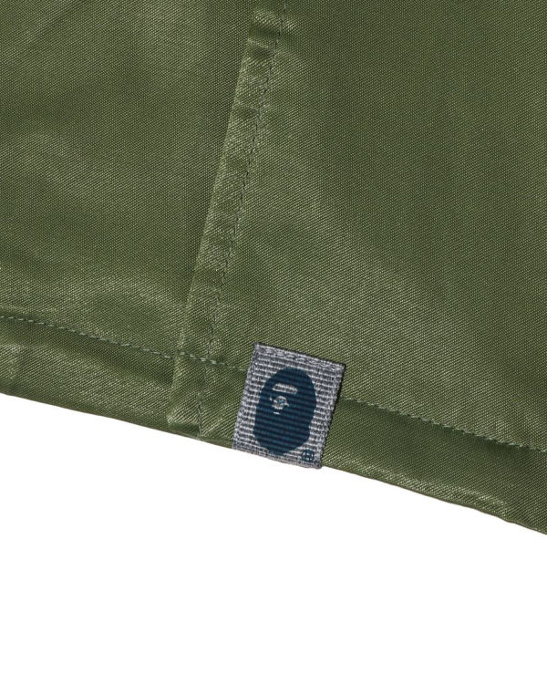 Chemises Bape Japan Culture Open Collar Vert Homme | WDG-04756038