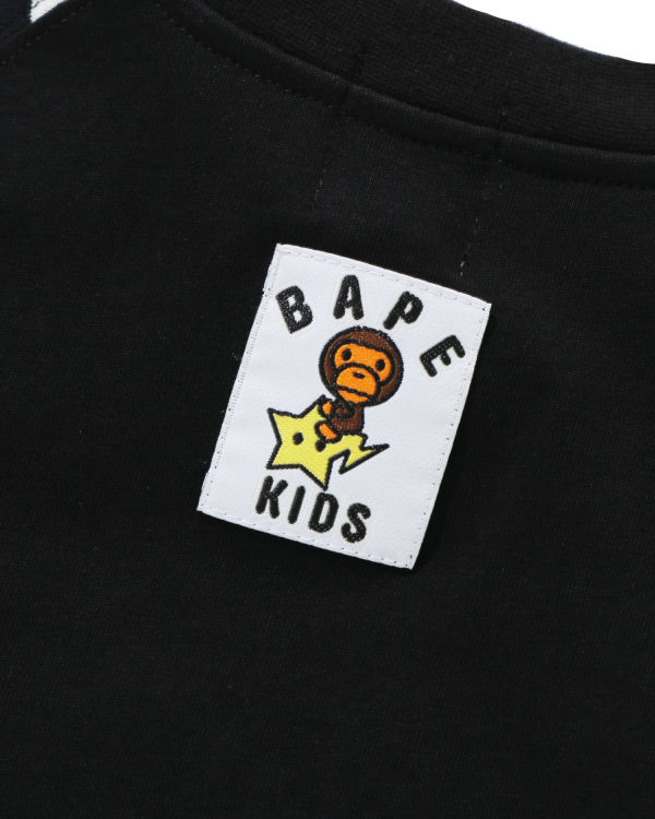 T Shirts Bape Milo Glow In The Dark STA L/S Noir Enfant | QZI-70294945