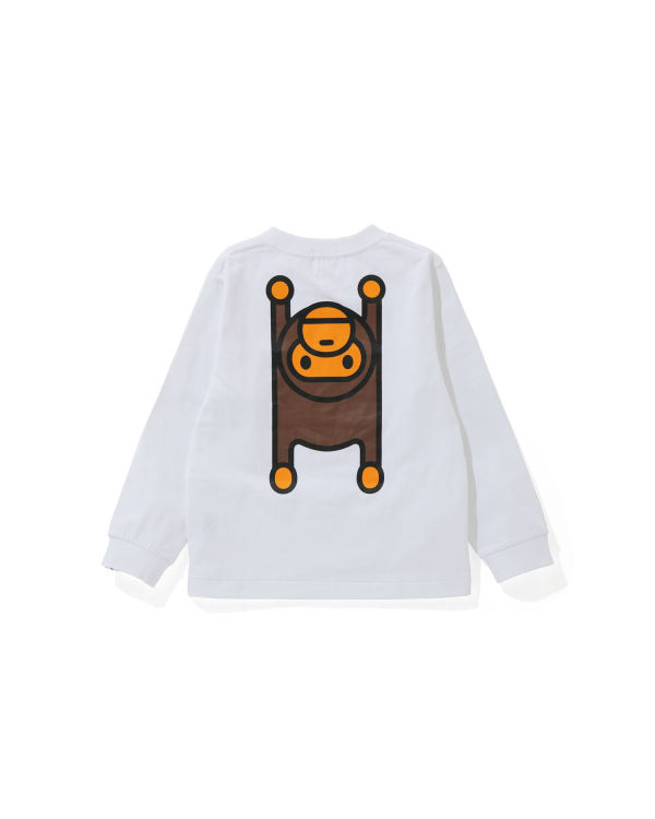 T Shirts Bape Milo Rug L/S Blanche Enfant | OGR-60295454