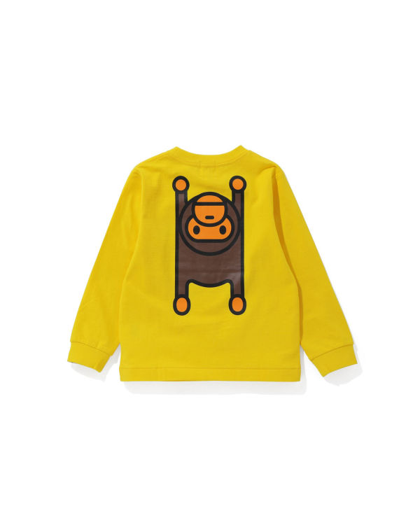 T Shirts Bape Milo Rug L/S Jaune Enfant | LLU-35638683