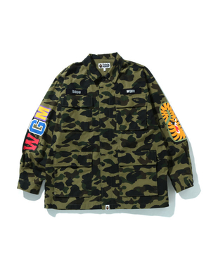 Chemises Bape 1st Camo Shark Relaxed Fit Military Vert Homme | WSO-73554247