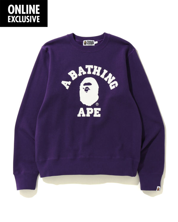 Sweats Bape College Bleu Royal Violette Homme | JTF-23517823