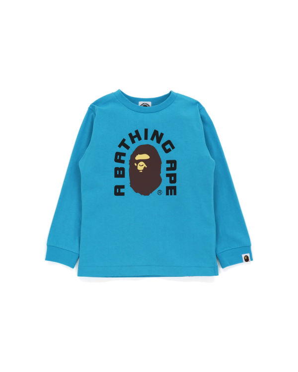 T Shirts Bape College 2020 Bleu Enfant | NEY-50844922