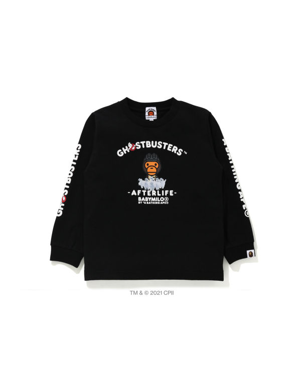 T Shirts Bape X Ghostbusters Milo Long Sleeve Noir Enfant | NFS-10532617