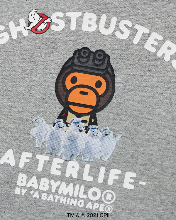 T Shirts Bape X Ghostbusters Milo Long Sleeve Grise Enfant | EFP-11845243