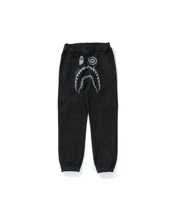 Pantalon Jogging Bape Shark Denim Noir Enfant | UIC-89720534