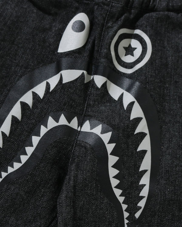 Pantalon Jogging Bape Shark Denim Noir Enfant | UIC-89720534