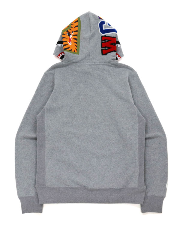 Sweat à Capuche Bape Shark Inside Tiger Pullover Grise Homme | YRH-08835499