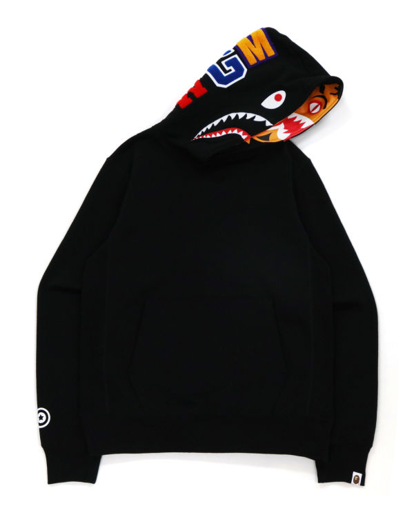 Sweat à Capuche Bape Shark Inside Tiger Pullover Noir Homme | OFF-09298978