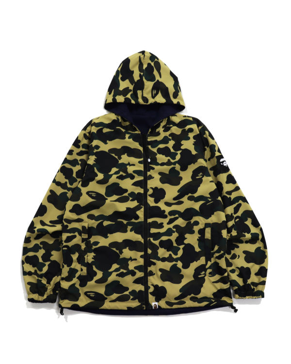 Sweat à Capuche Bape 1st Camo Reversible Kaki Homme | WYA-26437490