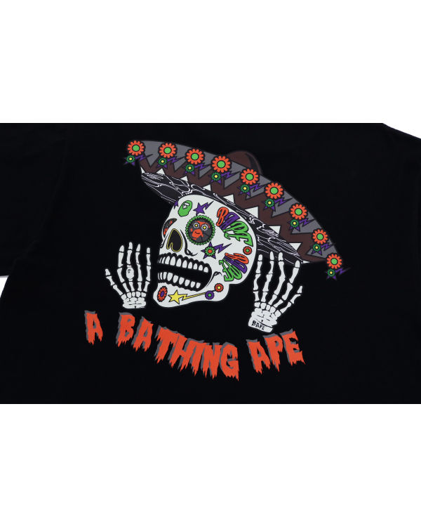 Sweats Bape Halloween Skull Glow In The Dark Long Sleeve Noir Homme | FXN-00834808