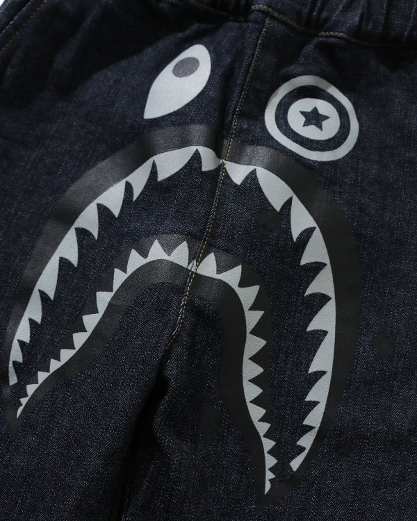 Pantalon Jogging Bape Shark Denim Bleu Enfant | YKX-67059476