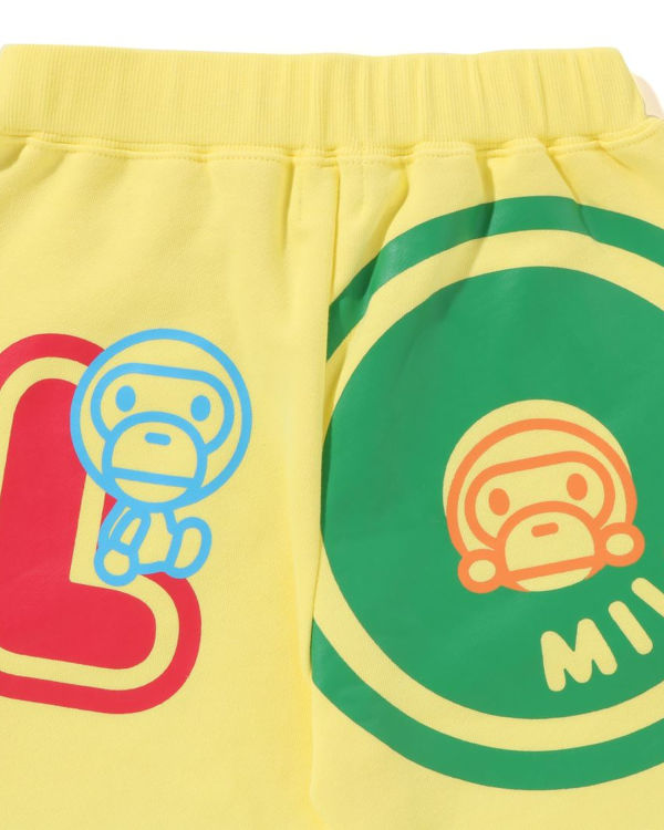 Jogging Bape Milo Font Jaune Enfant | ETW-33209560