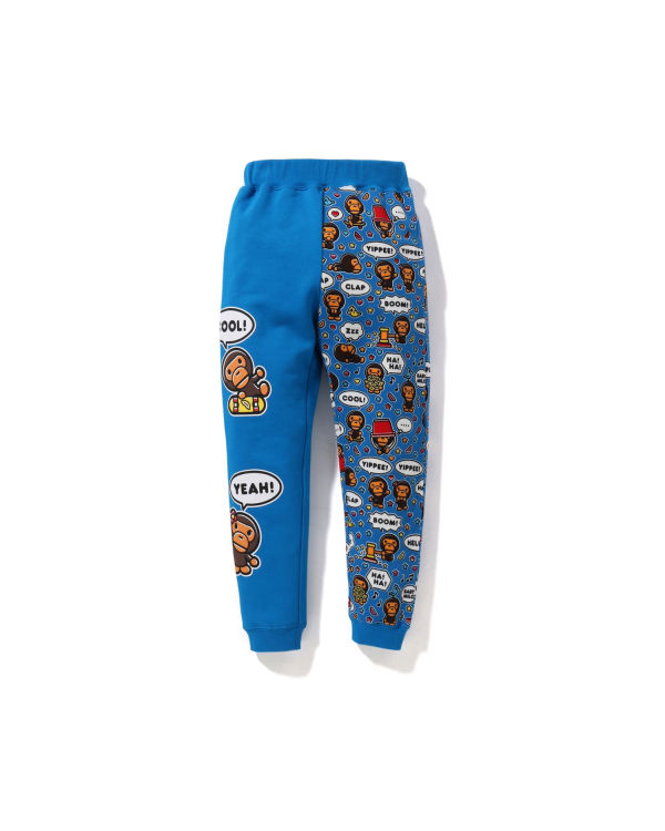 Pantalon Bape Milo Speech Balloon Slim Bleu Enfant | EHX-85657958