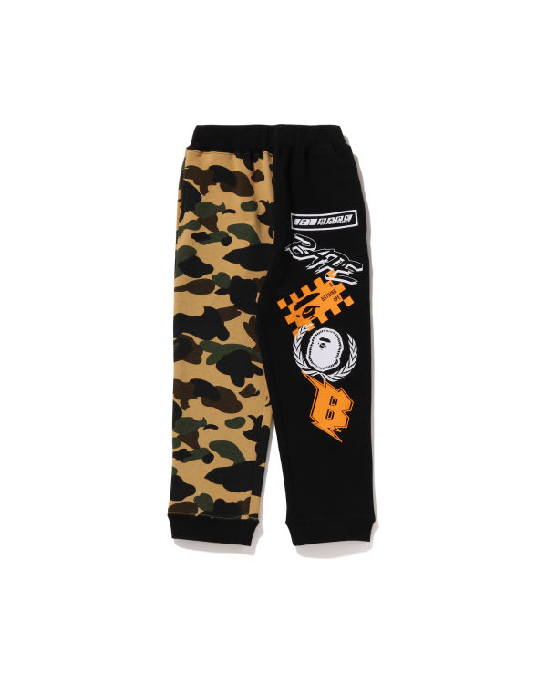 Jogging Bape 1st Camo Team Emblem Print Jaune Enfant | ESY-65070546