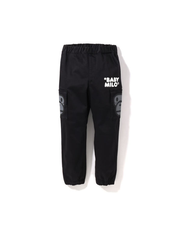 Pantalon Bape Milo Side Pocket Face Noir Enfant | BSS-16399129