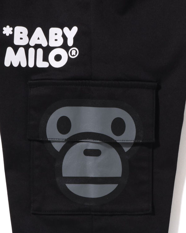 Pantalon Bape Milo Side Pocket Face Noir Enfant | BSS-16399129