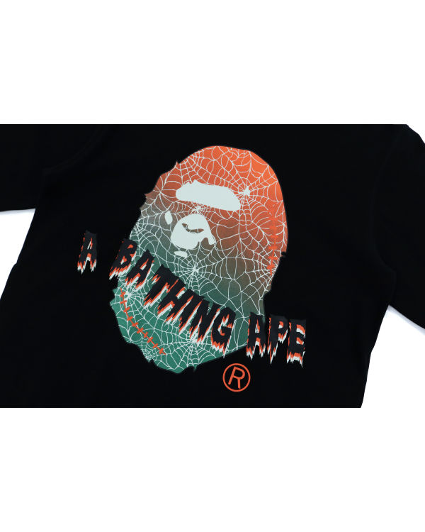 Sweat à Capuche Bape Halloween Ape Head Glow In The Dark Pullover Noir Homme | STL-26846389