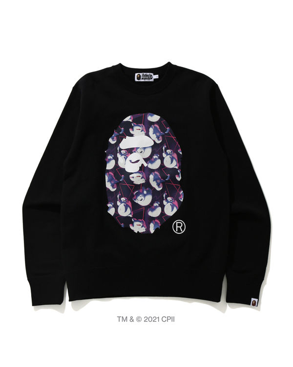 Sweats Bape X Ghostbusters Ape Head Crewneck Noir Homme | RYB-45553793