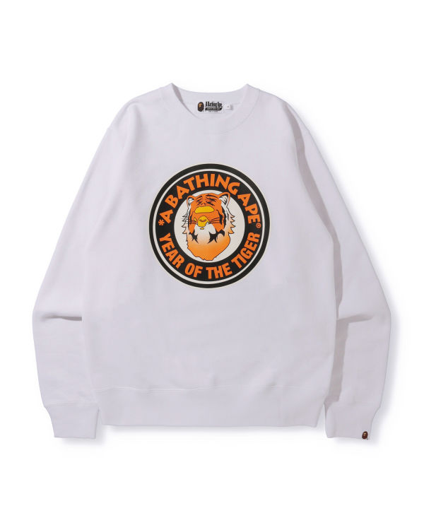 Sweats Bape Year Of The Tiger Crewneck Blanche Homme | WXJ-43108990