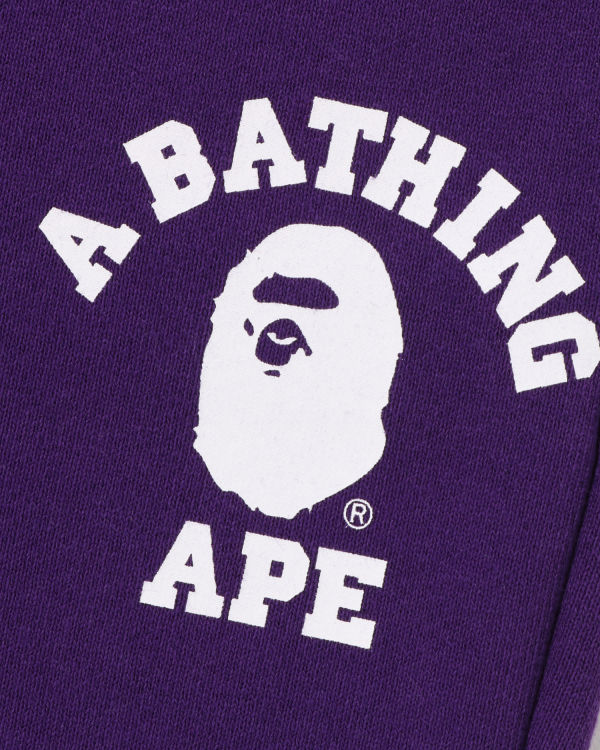 Jogging Bape College Violette Enfant | FJS-66211013