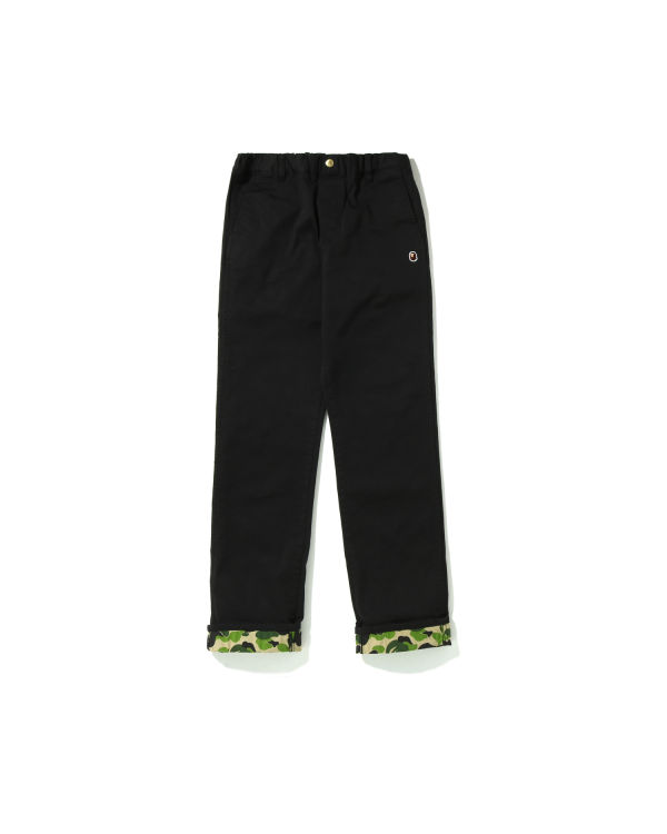 Pantalon Bape ABC Camo Cuffed JR Noir Enfant | ZHX-43160545