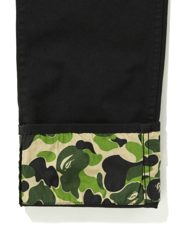 Pantalon Bape ABC Camo Cuffed JR Noir Enfant | ZHX-43160545