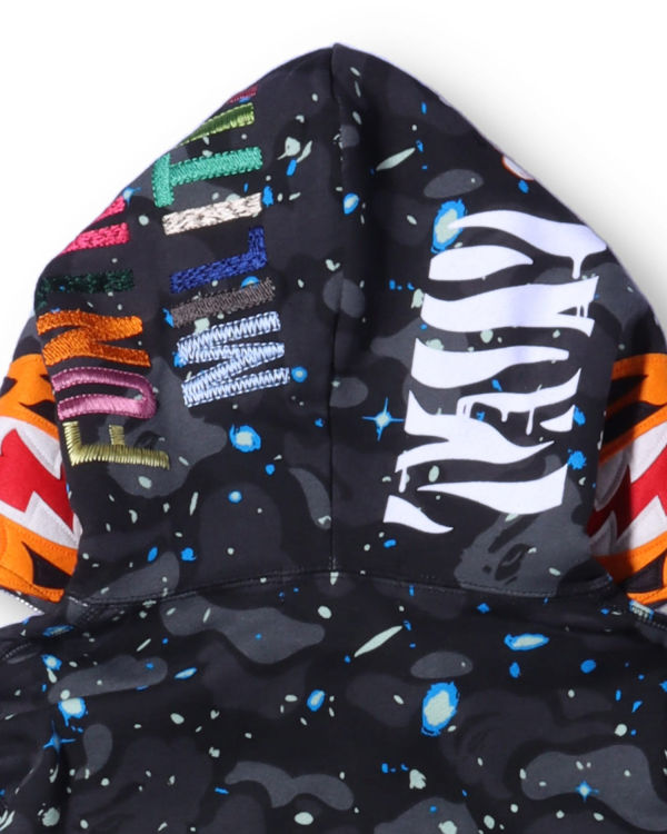 Sweat à Capuche Bape Space Camo Tiger Full Zip Noir Homme | HKX-57333481