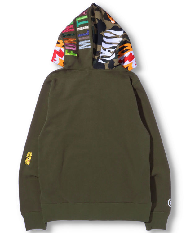 Sweat à Capuche Bape Tiger Full Zip Vert Homme | WNR-34350713