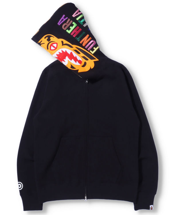 Sweat à Capuche Bape Tiger Full Zip Noir Homme | ZBZ-69160121