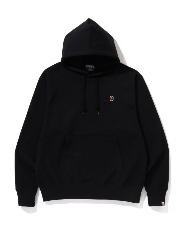 Sweat à Capuche Bape Ape Head One Point Relaxed Fit Pullover Noir Homme | ALF-67512978