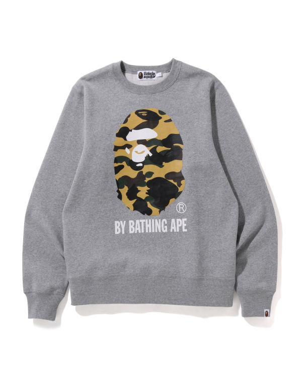 Sweats Bape 1st Camo By Bathing Ape Crewneck Grise Homme | XCA-98429265