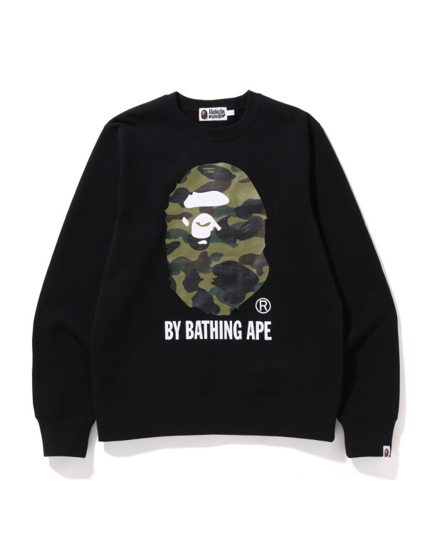 Sweats Bape 1st Camo By Bathing Ape Crewneck Noir Homme | WAU-70073282