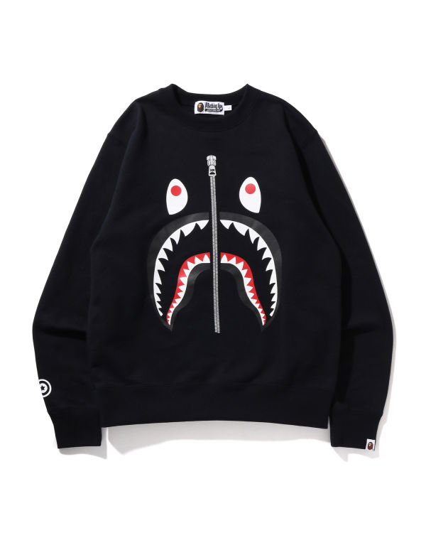 Sweats Bape Shark Crewneck Noir Homme | MHE-45465299