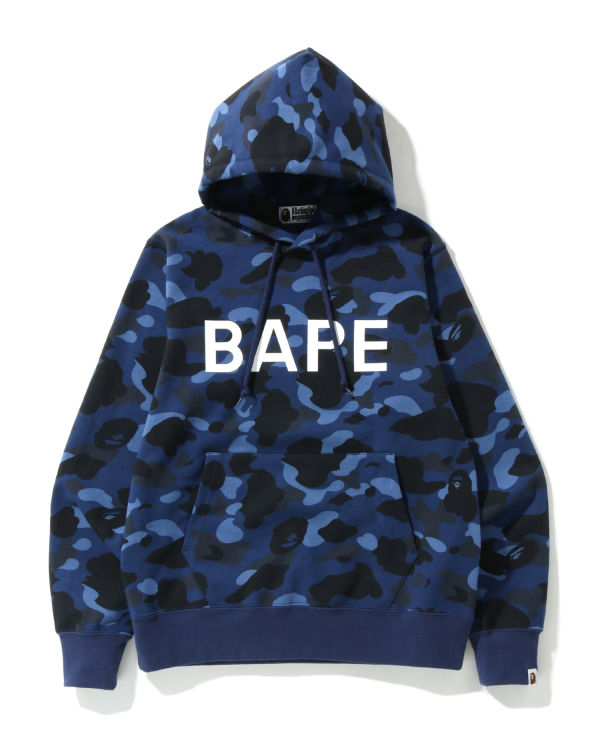 Sweat à Capuche Bape Color Camo Pullover Bleu Homme | PLG-95812718