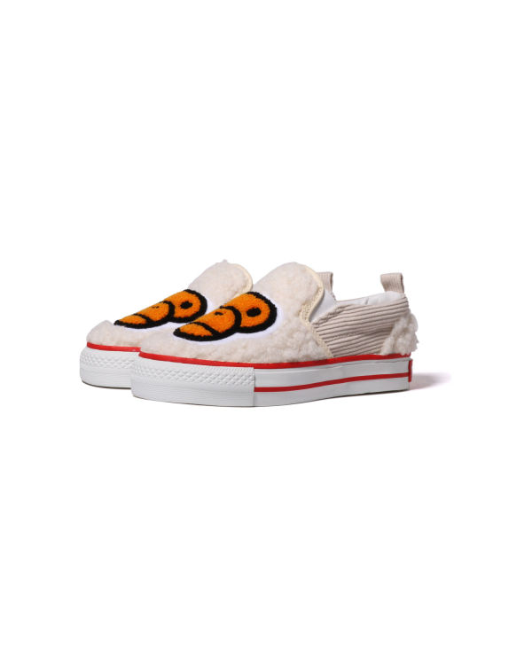 Mocassin Bape Milo Boa Blanche Enfant | HNN-03053499